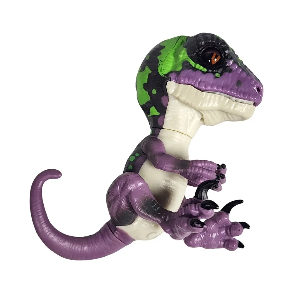 WowWee Fingerlings Untamed Raptor Purple‎ Green Interactive Dinosaur Toy 2018